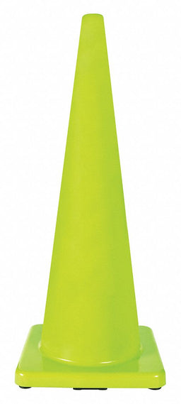 Traffic Cone 36 In.Fluorescent Lime