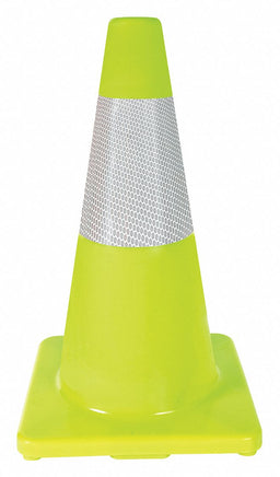 Traffic Cone 18 In.Fluorescent Lime