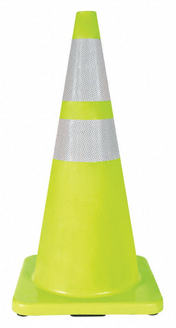 Traffic Cone 28 In.Fluorescent Lime