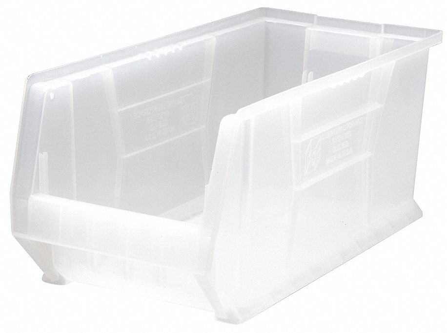 Bin Clear Polypropylene 10 in