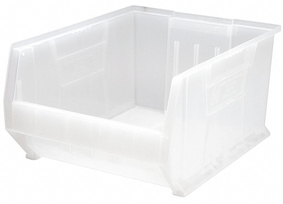 Bin Clear Polypropylene 12 in