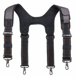 Suspenders Polyester Gray 48in-36in 1PK