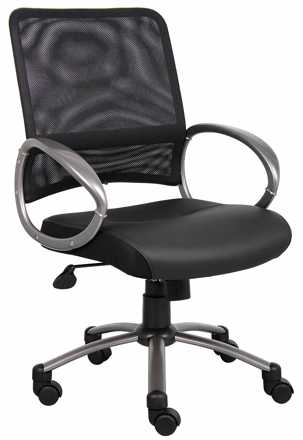 Office Chair 40.25 in H Silver