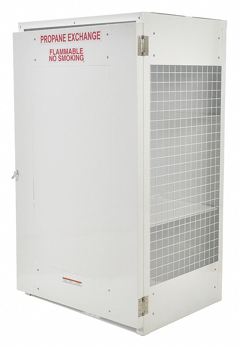Gas Cylinder Cabinet 40 inW Capacity 18