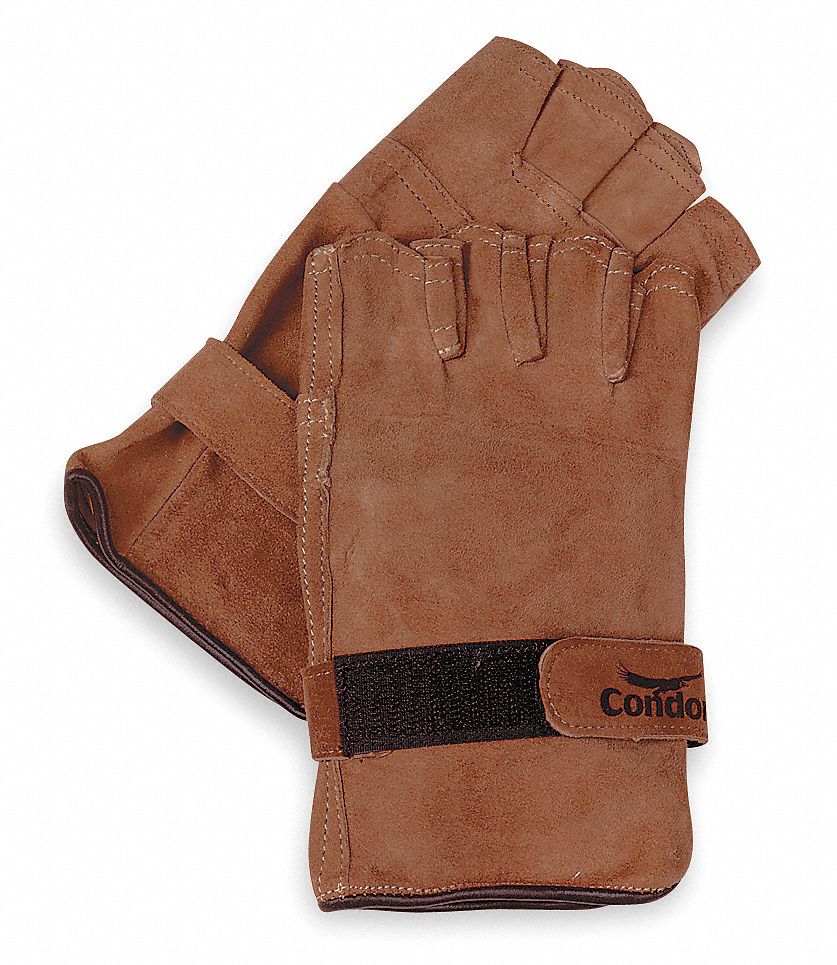 D1578 Leather Gloves Brown XL PR
