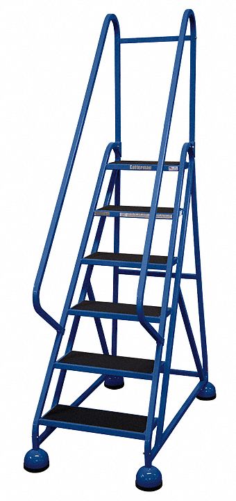 D5248 Rolling Ladder Hndrl Platfm 54 In H