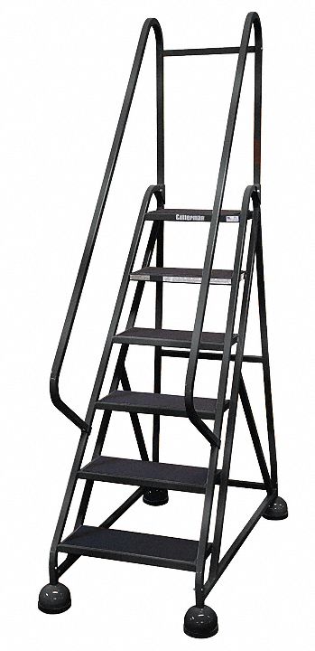 D5248 Rolling Ladder Hndrl Platfm 54 In H