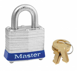 D5332 Lockout Padlock KA Blue 1-1/4 H PK6