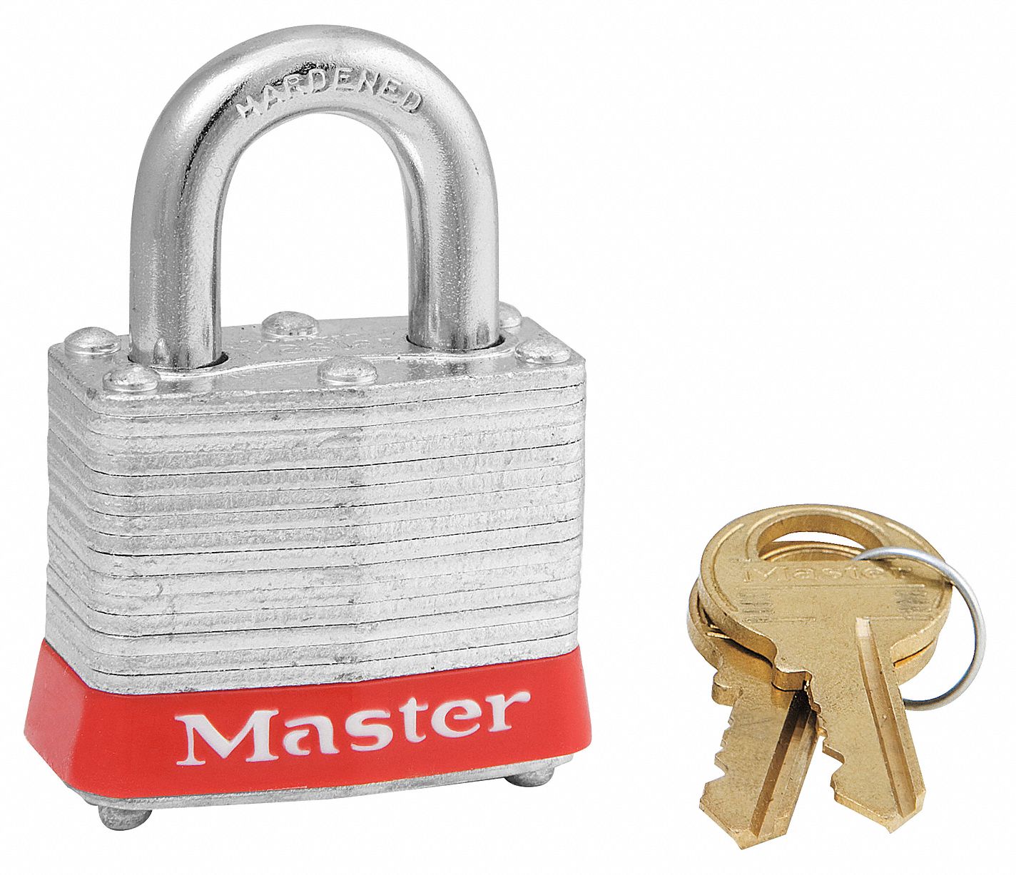 D5331 Lockout Padlock KA Red 1-1/4 H PK3