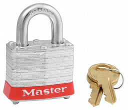 Lockout Padlock KA Red 1-1/4 H PK12