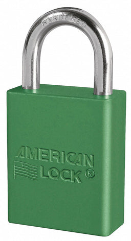 D5336 Lockout Padlock KA Green 1-7/8 H PK12