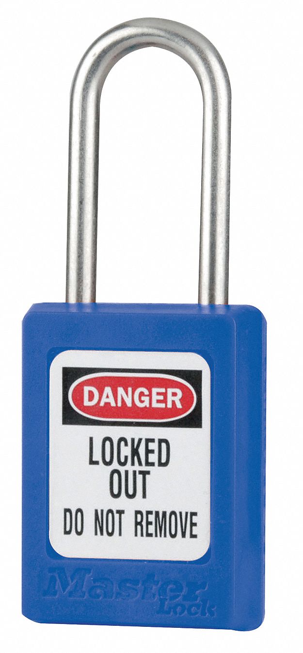Lockout Padlock KA Blue 1-13/16 H PK3