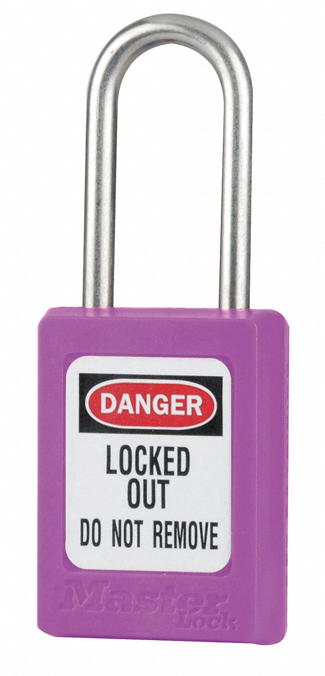 G6057 Lockout Padlock KD Purple 1-7/8 inH