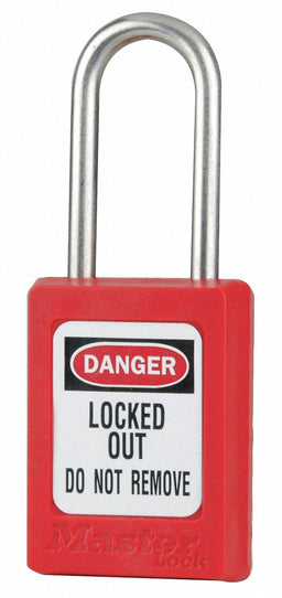 G6057 Lockout Padlock KD Red 1-7/8 inH