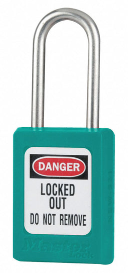 G6057 Lockout Padlock KD Teal 1-7/8 inH