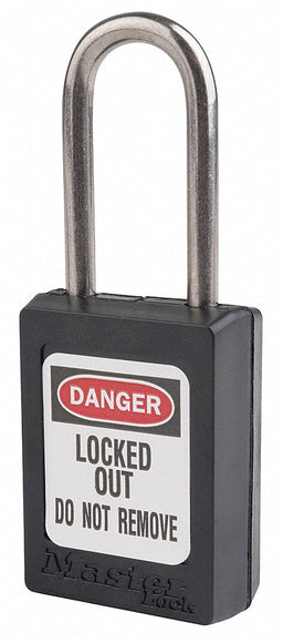 Lockout Padlock KA Black 1-13/16 H PK12