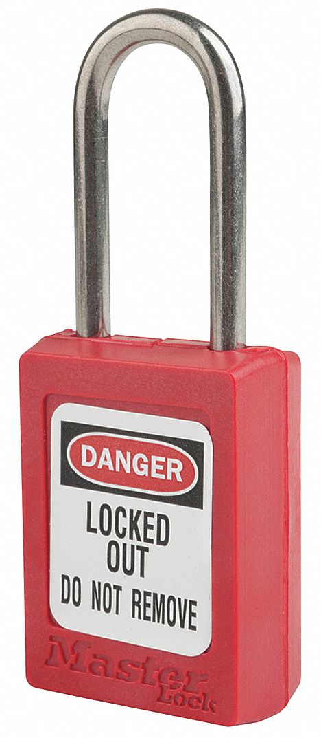 Lockout Padlock KA Red 1-13/16 H PK12