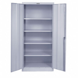 Storage Cabinet 78 x36 x18 LtGry 4Shlv