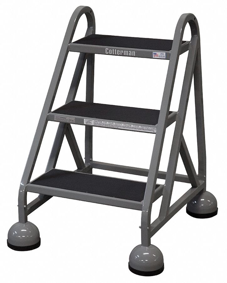 D5261 Rolling Ladder Welded Platform 27In H