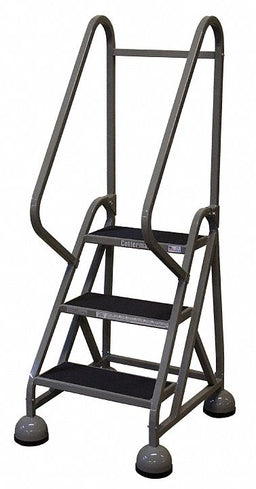 D5265 Rolling Ladder Hndrl Platfm 27 In H