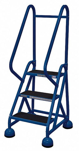 D5265 Rolling Ladder Hndrl Platfm 27 In H