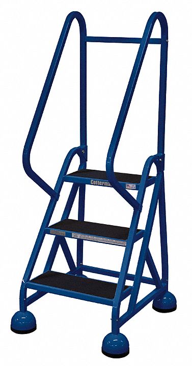 D5265 Rolling Ladder Hndrl Platfm 27 In H