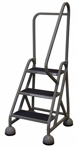 D5275 Rolling Ladder Hndrl Platfm 27 In H