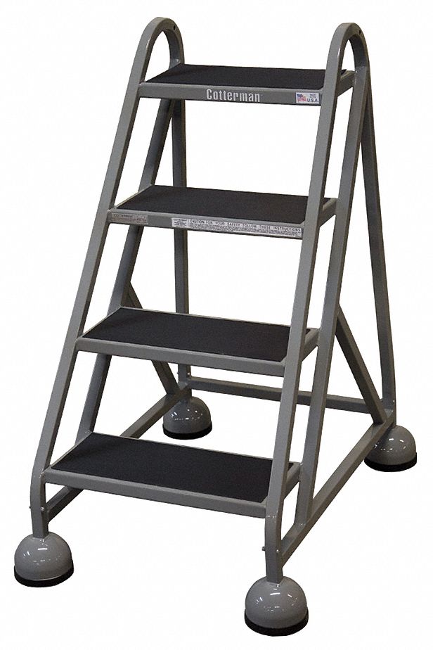 D5262 Rolling Ldr Welded Hndrl Platfm 36In H