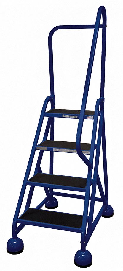 D5276 Rolling Ladder Hndrl Platfm 36 In H