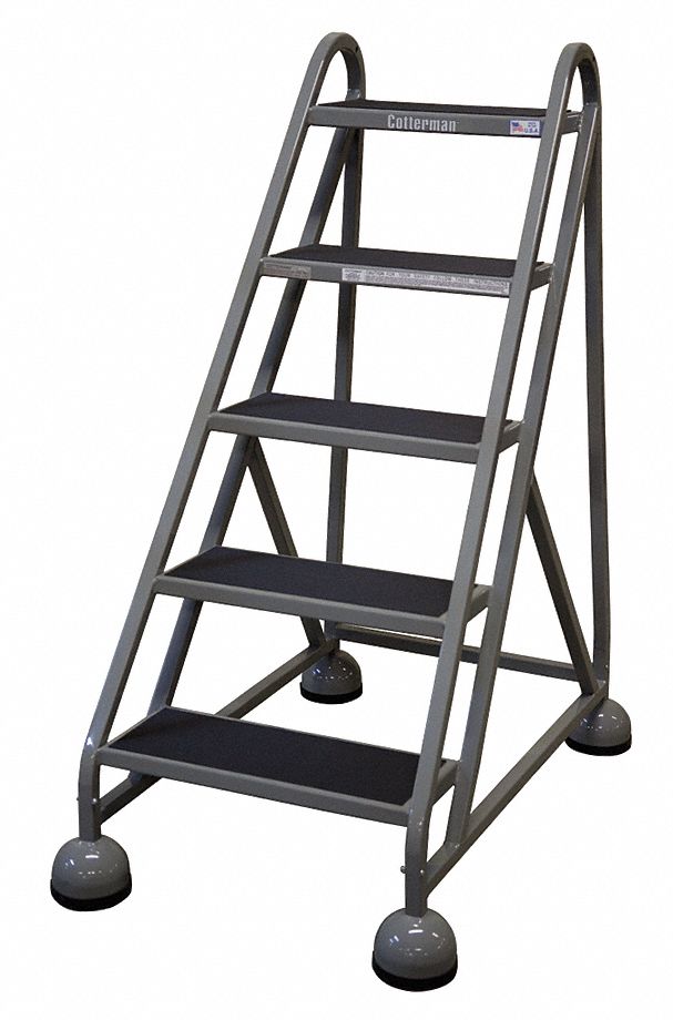 D5263 Rolling Ladder Welded Platform 45In H