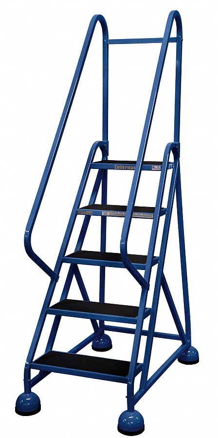 D5267 Rolling Ladder Hndrl Platfm 45 In H