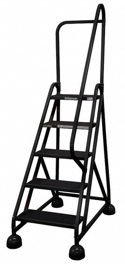 D5277 Rolling Ladder Hndrl Platfm 45 In H