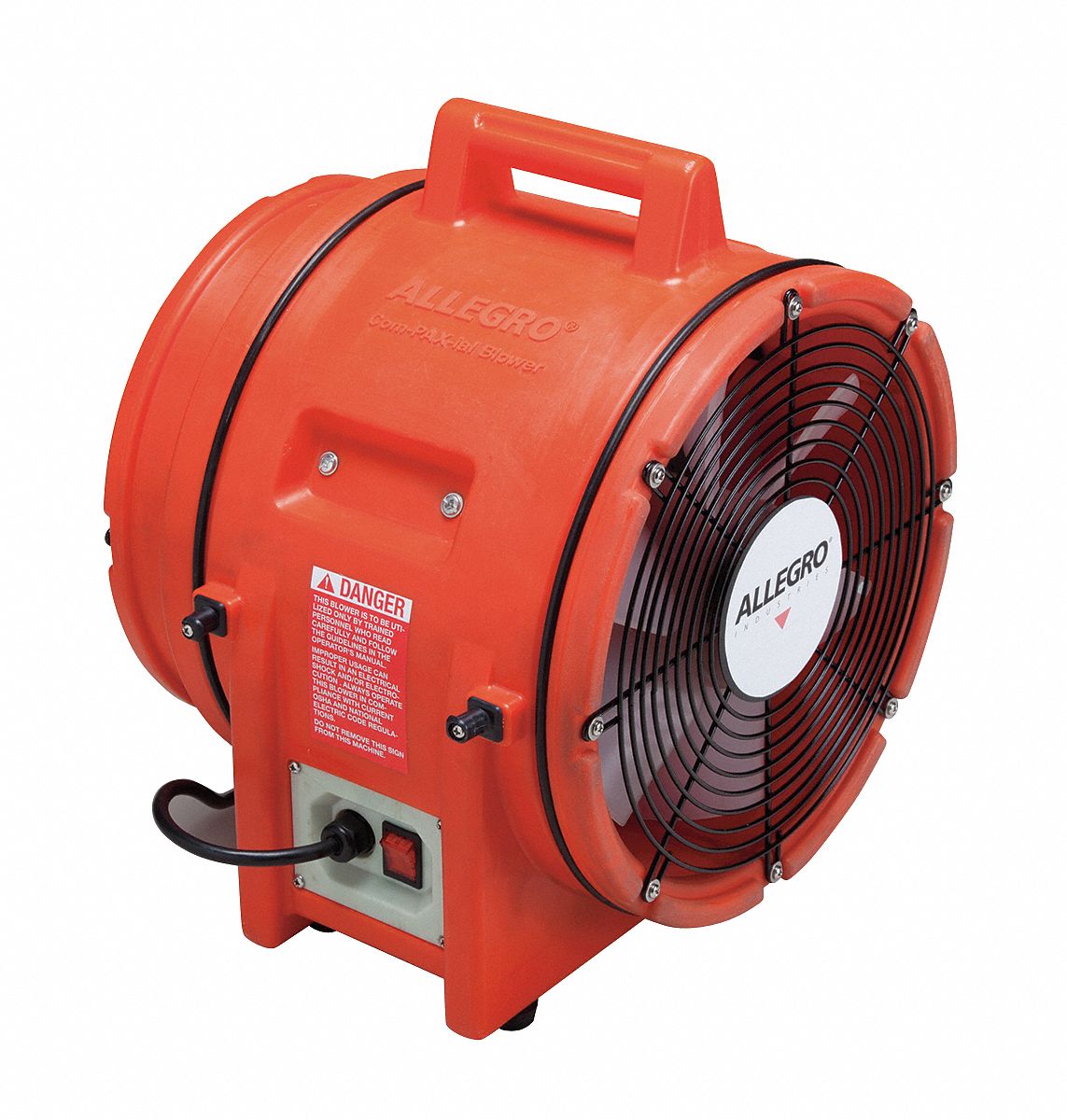 Confined Space Fan Orange 16 W