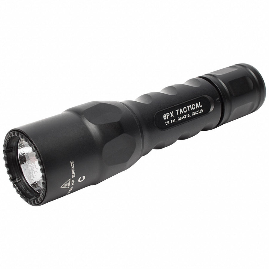 Handheld Flashlight Aluminum Black 600lm