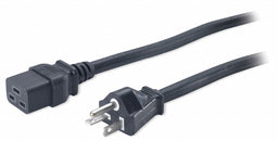 Powr Cord 5-20P SJT 8.2 ft Blk 16A 12/3