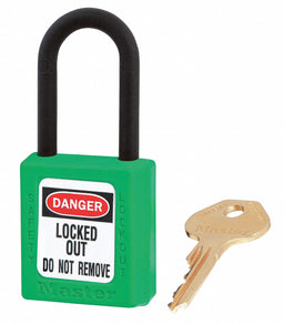 D5326 Lockout Padlock KA Green 1-3/4 H PK12