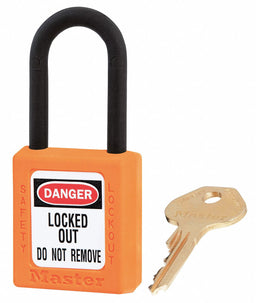 D5324 Lockout Padlock KA Orange 1-3/4 H PK3