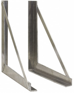 Mounting Bracket 24 in L Aluminum Silvr