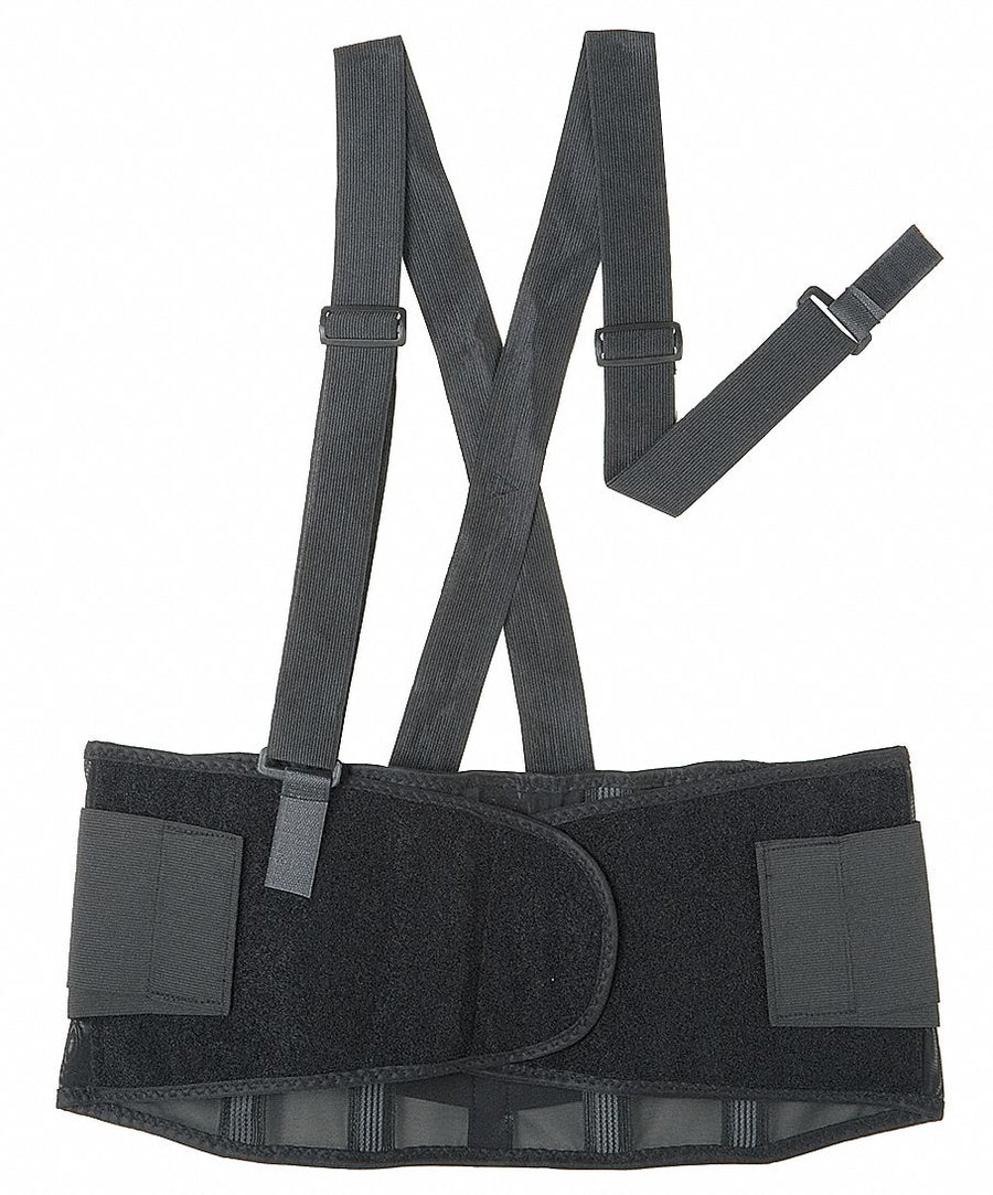 D0582 Back Support w/Stay Black Polyester L