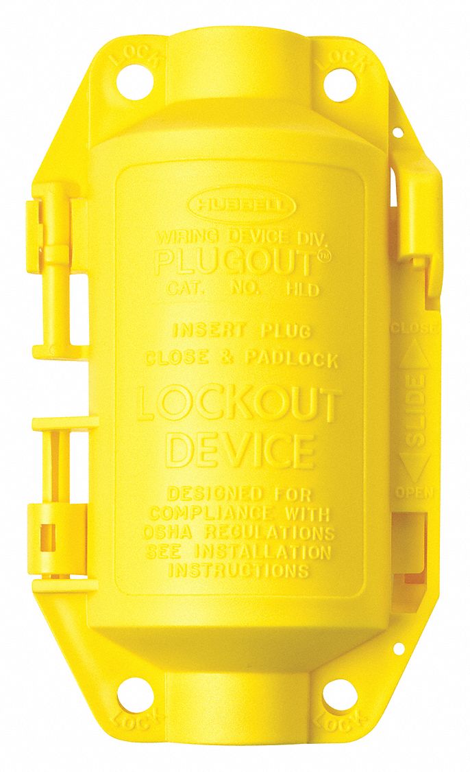 Plug Lockout Yellow