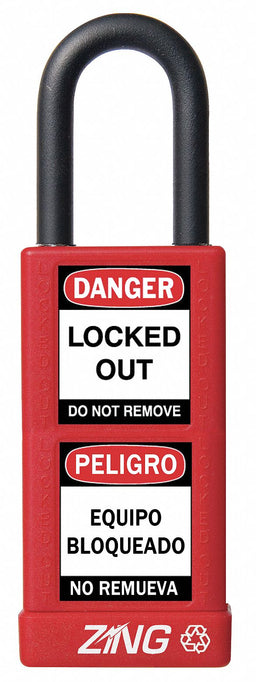 Lockout Padlock KD Red 3 H