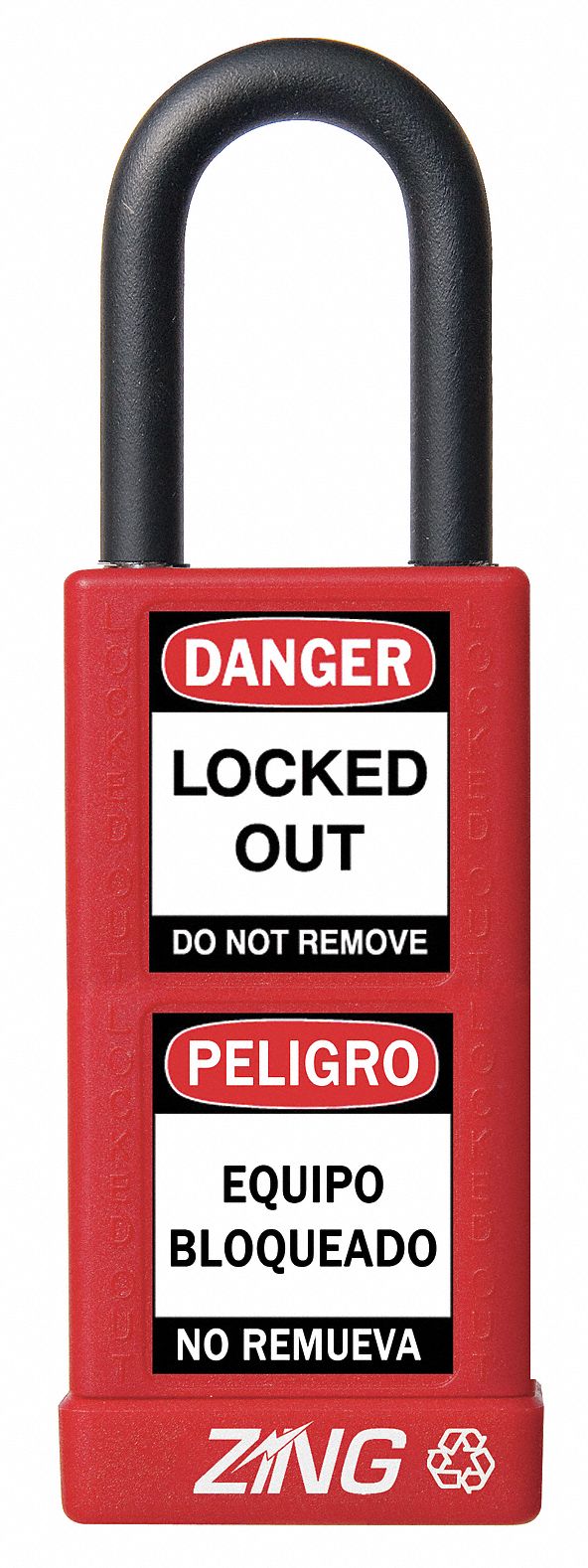 Lockout Padlock KA Red 3 H