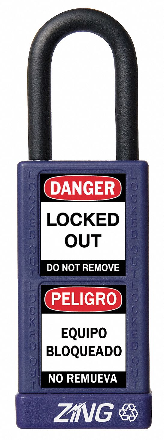 Lockout Padlock KD Purple 3 H