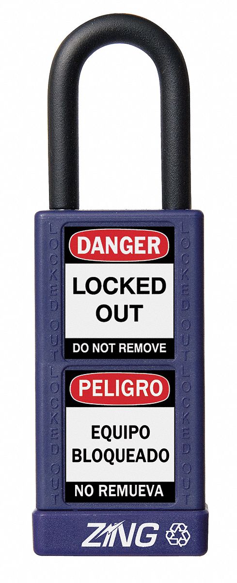 Lockout Padlock KA Purple 3 H