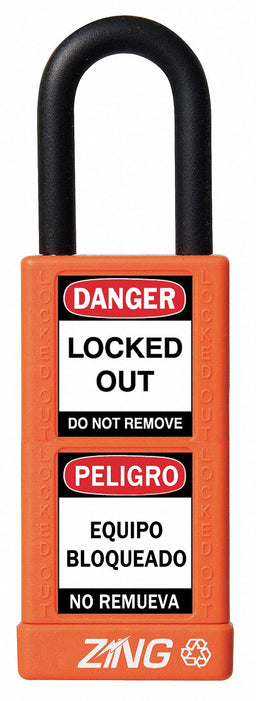 Lockout Padlock KA Orange 3 H