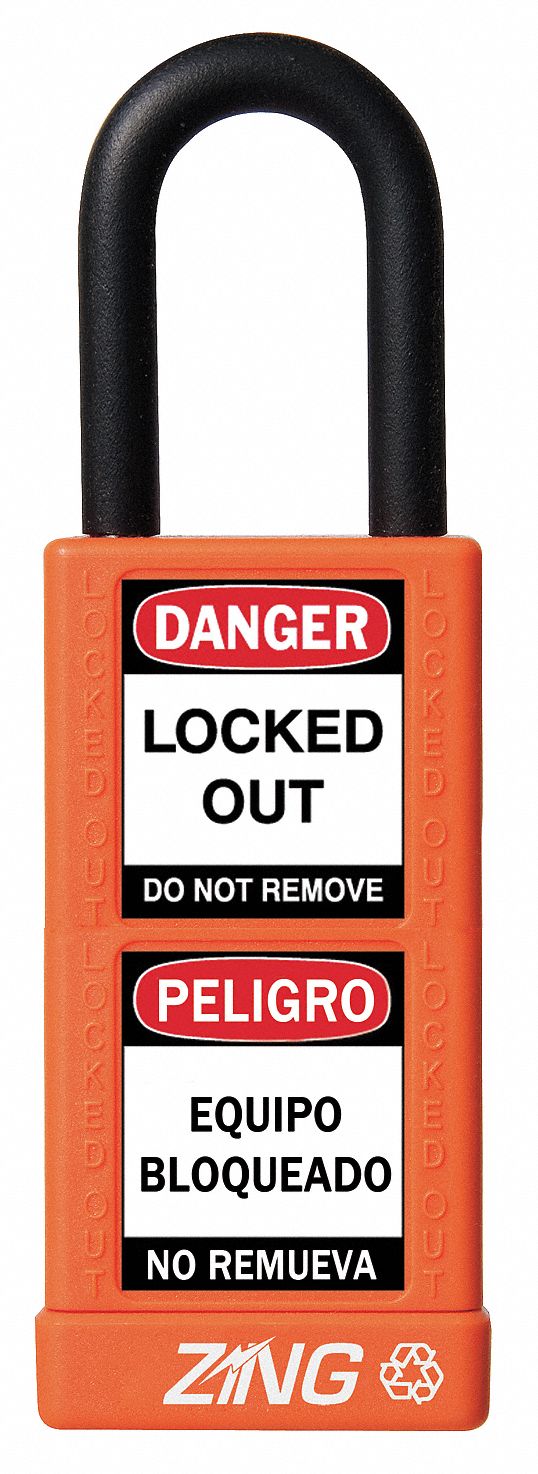 Lockout Padlock KA Orange 3 H