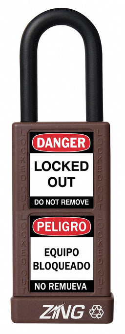 Lockout Padlock KA Brown 3 H