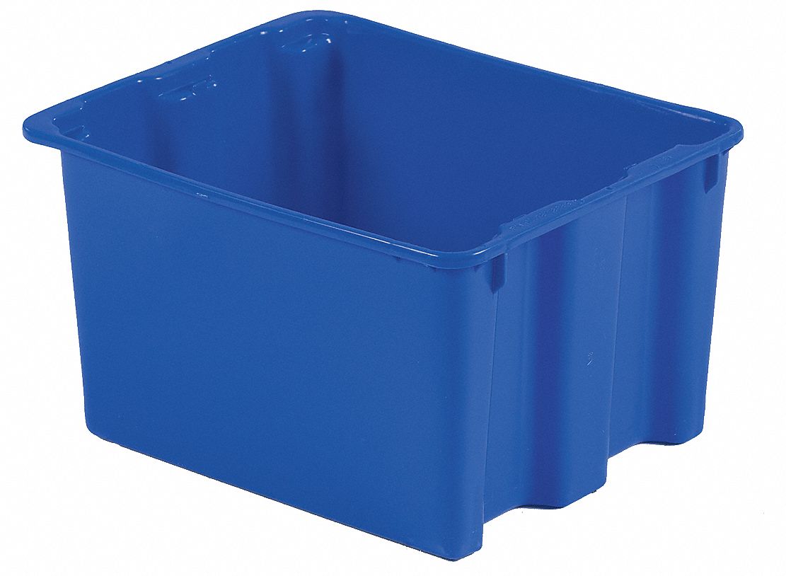 Stk and Nest Ctr Blue Solid Polyethylene