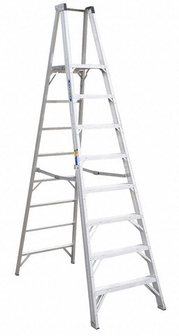 Platform Stepladder 8 ft Aluminum 375 lb