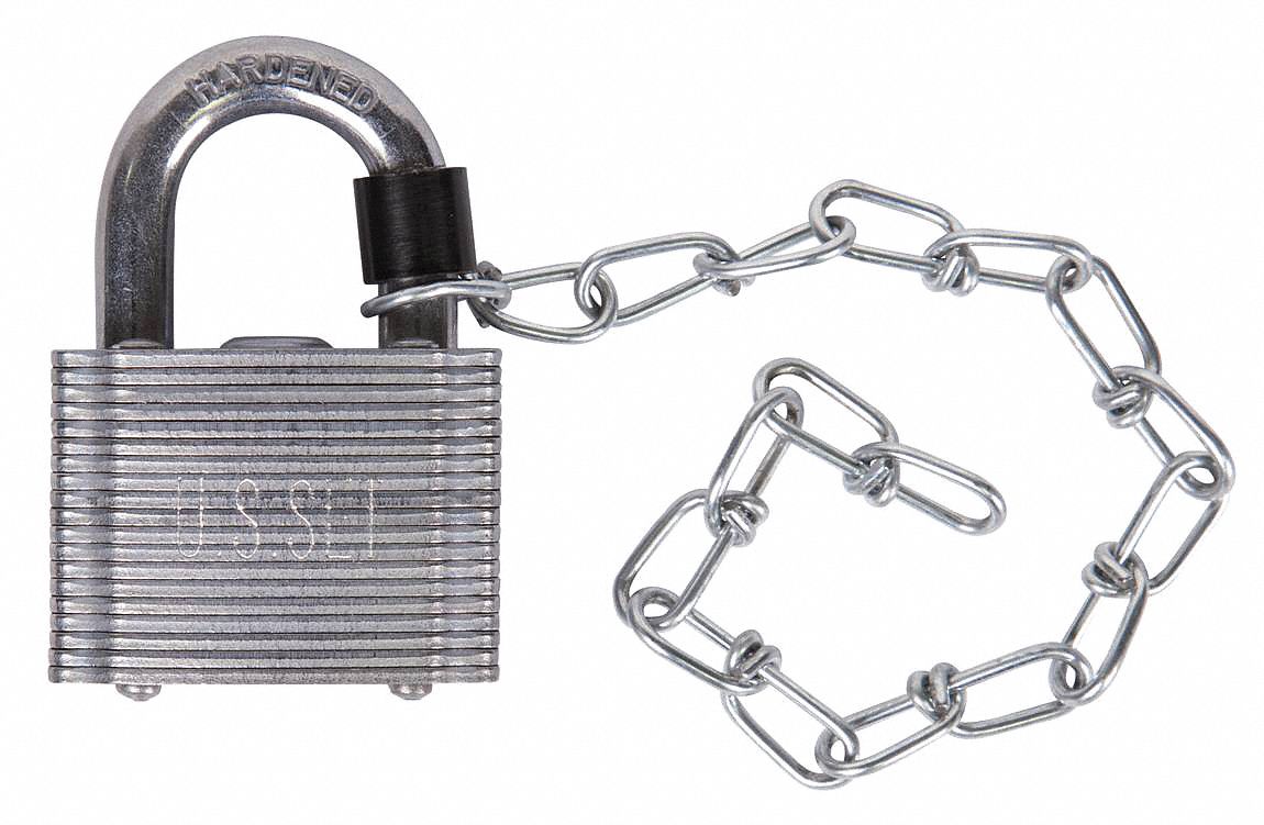 Keyed Padlock Alike 1-3/4 W PK10